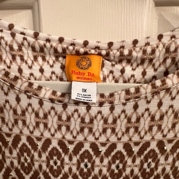 Ladies Ruby Rd Woman 1X soft blouse - Picture 2 of 4